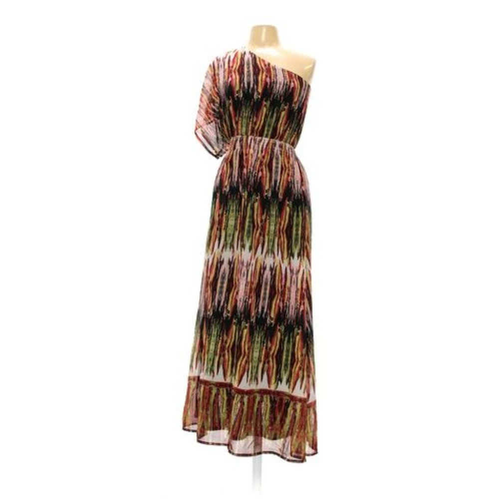Multi Color Maxi Summer Dress